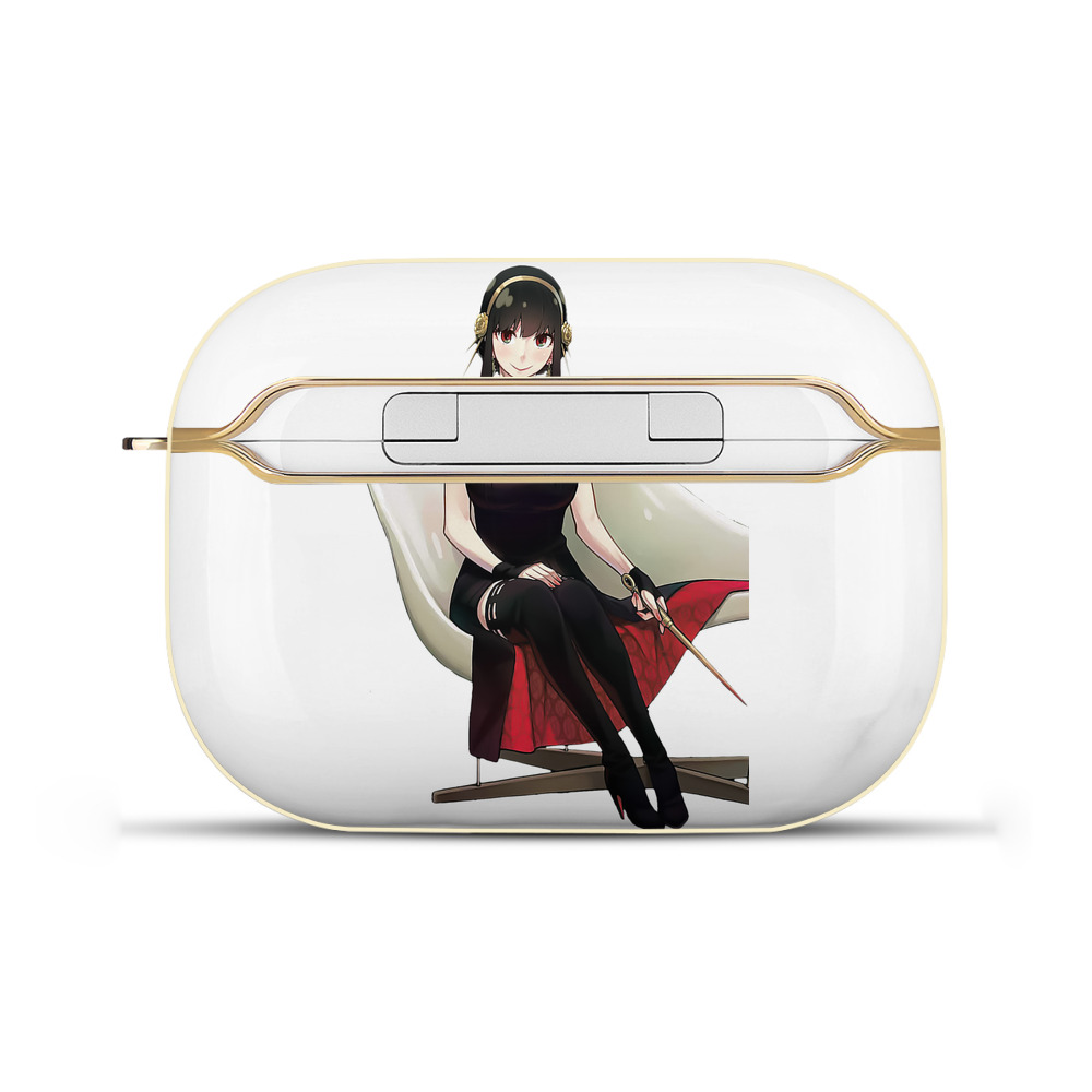 （画像用） SPY×FAMILY间谍家家酒 【AirPods Pro用】ハードシェル保護ケース｜耐衝撃・防指紋・カラビナ付き商品仕様