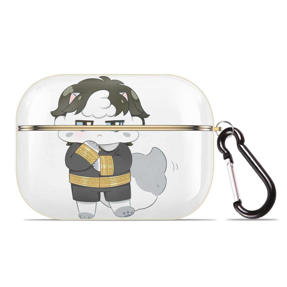 （画像用） SPY×FAMILY间谍家家酒 【AirPods Pro用】ハードシェル保護ケース｜耐衝撃・防指紋・カラビナ付き商品仕様