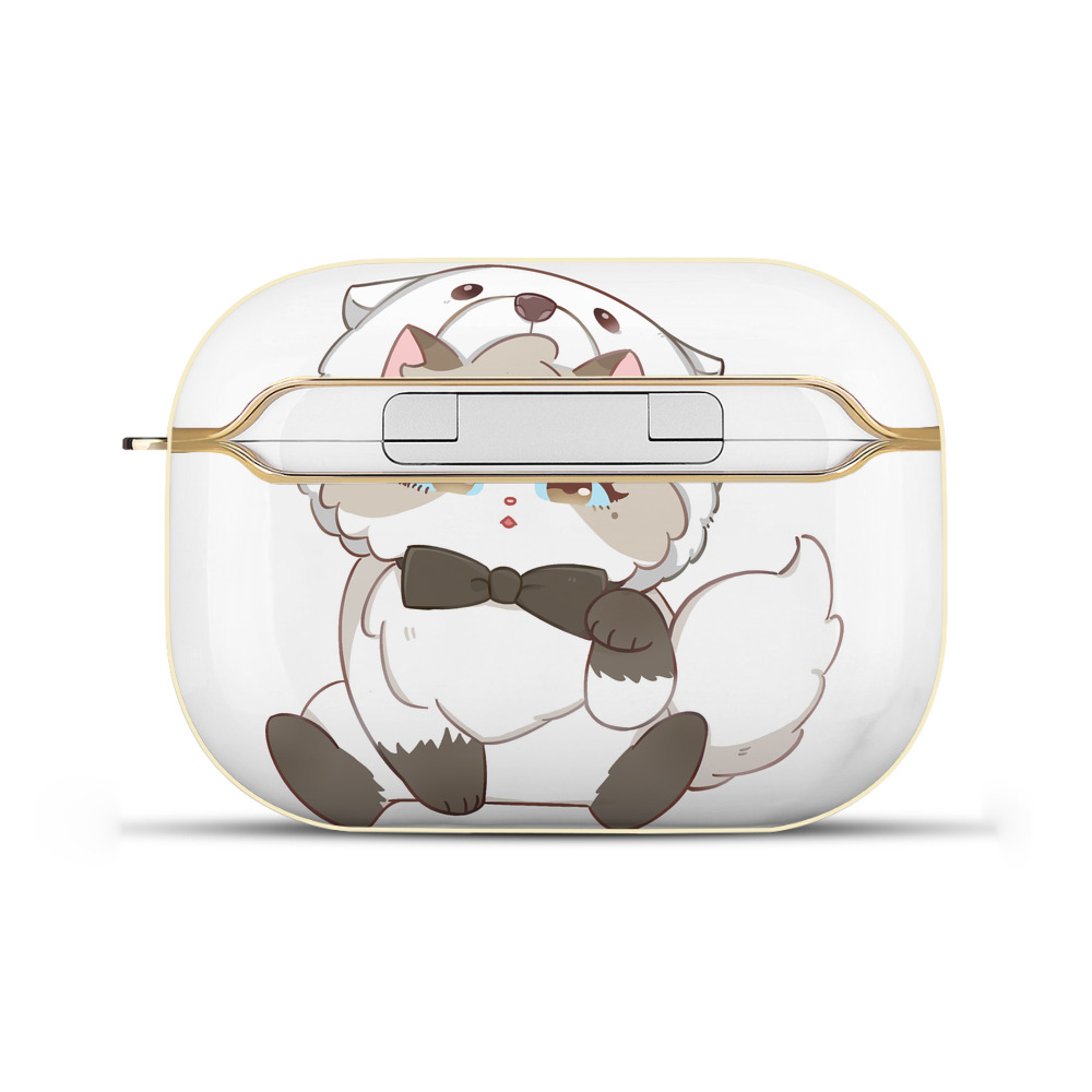 （画像用） SPY×FAMILY间谍家家酒 【AirPods Pro用】ハードシェル保護ケース｜耐衝撃・防指紋・カラビナ付き商品仕様