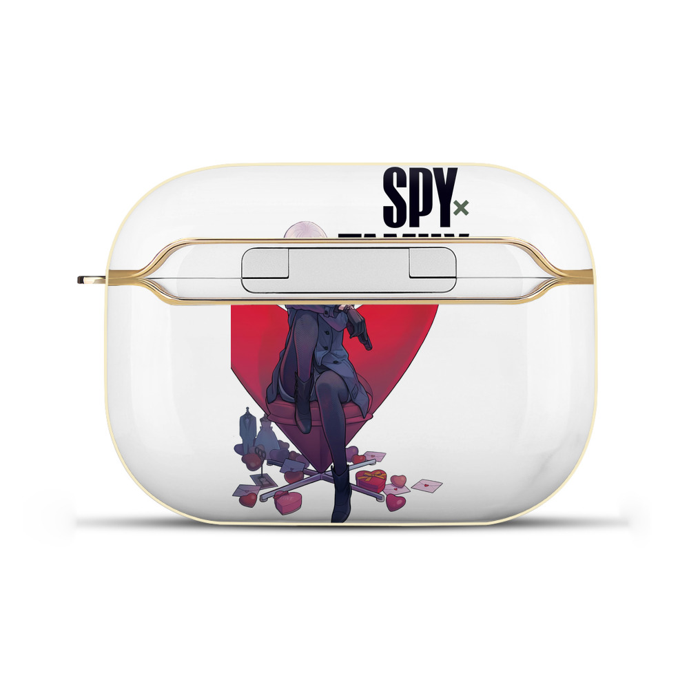 （画像用） SPY×FAMILY间谍家家酒 【AirPods Pro用】ハードシェル保護ケース｜耐衝撃・防指紋・カラビナ付き商品仕様