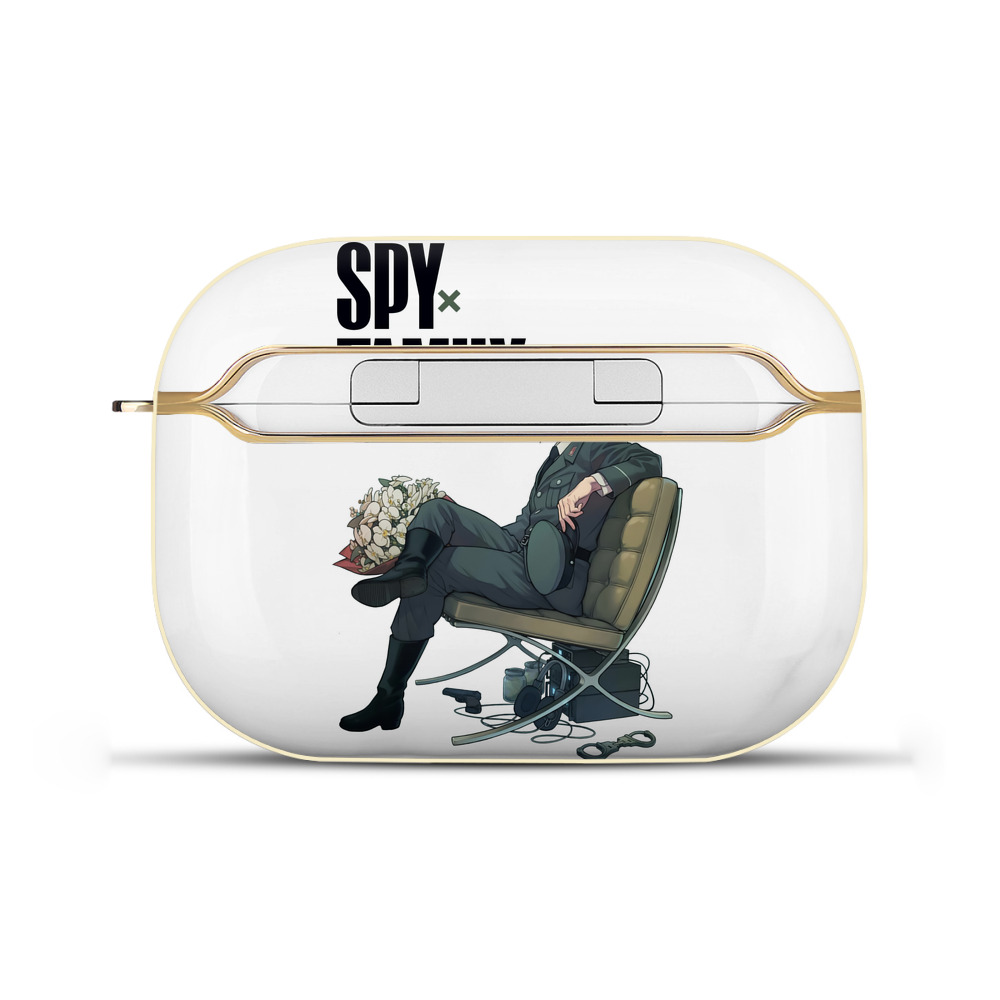 （画像用） SPY×FAMILY间谍家家酒 【AirPods Pro用】ハードシェル保護ケース｜耐衝撃・防指紋・カラビナ付き商品仕様