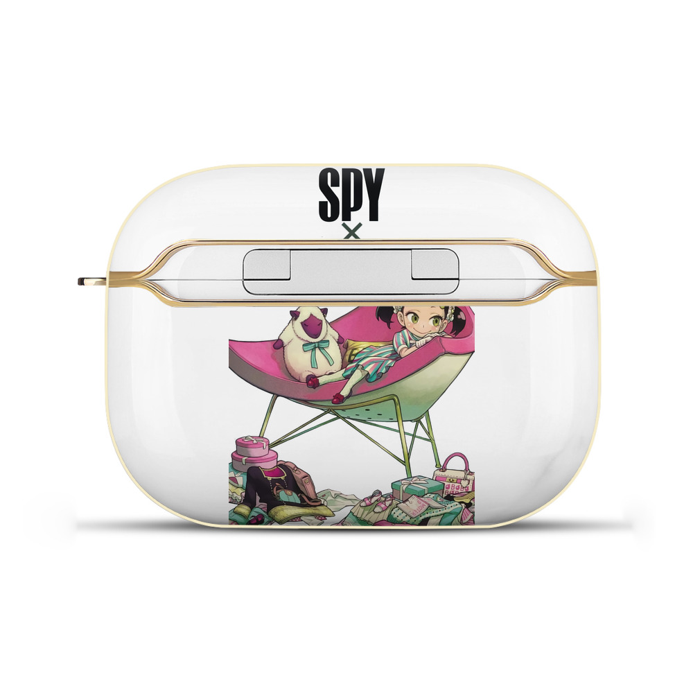 （画像用） SPY×FAMILY间谍家家酒 【AirPods Pro用】ハードシェル保護ケース｜耐衝撃・防指紋・カラビナ付き商品仕様
