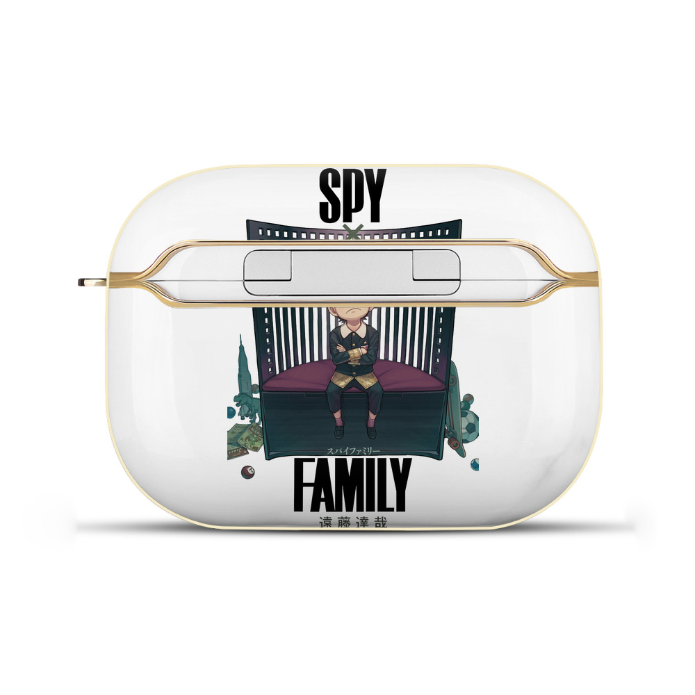 （画像用） SPY×FAMILY间谍家家酒 【AirPods Pro用】ハードシェル保護ケース｜耐衝撃・防指紋・カラビナ付き商品仕様