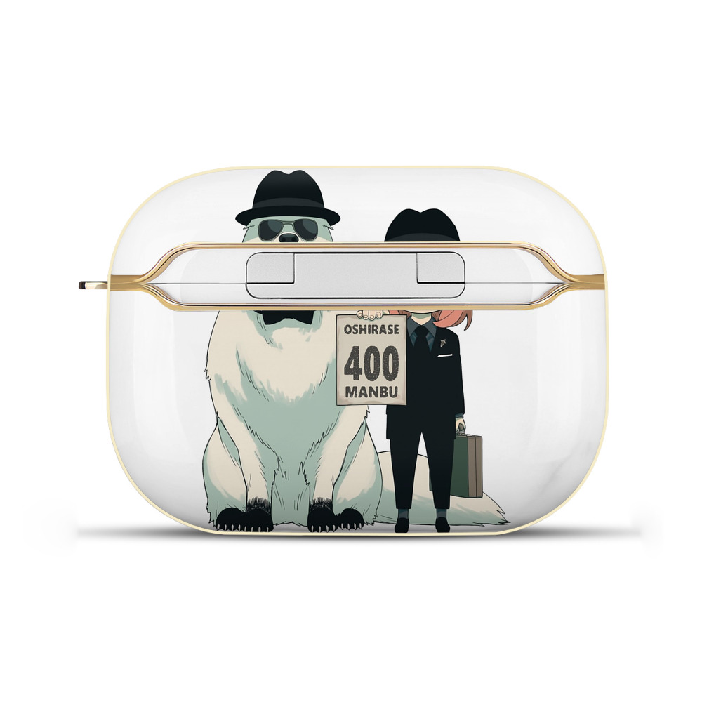 （画像用） SPY×FAMILY间谍家家酒 【AirPods Pro用】ハードシェル保護ケース｜耐衝撃・防指紋・カラビナ付き商品仕様