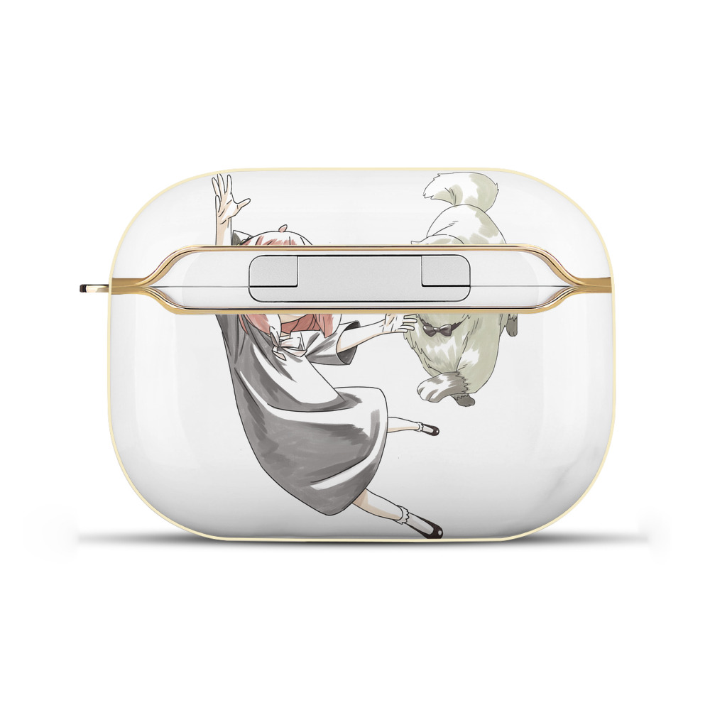（画像用） SPY×FAMILY间谍家家酒 【AirPods Pro用】ハードシェル保護ケース｜耐衝撃・防指紋・カラビナ付き商品仕様