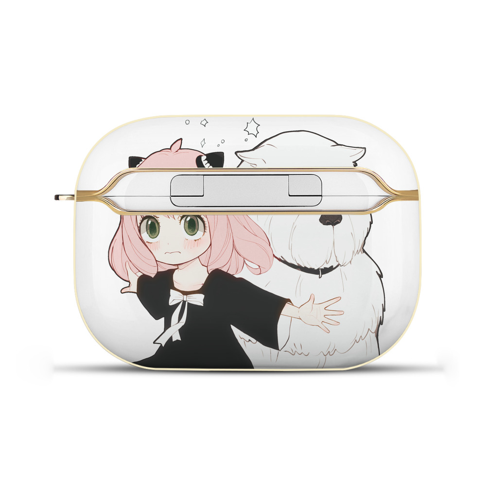 （画像用） SPY×FAMILY间谍家家酒 【AirPods Pro用】ハードシェル保護ケース｜耐衝撃・防指紋・カラビナ付き商品仕様