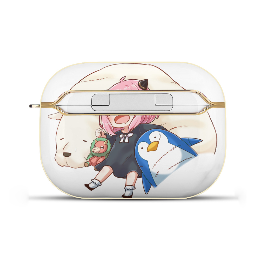 （画像用） SPY×FAMILY间谍家家酒 【AirPods Pro用】ハードシェル保護ケース｜耐衝撃・防指紋・カラビナ付き商品仕様