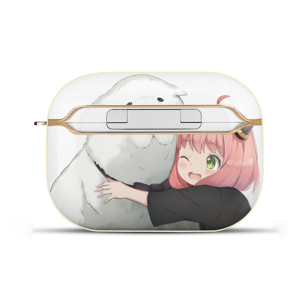 （画像用） SPY×FAMILY间谍家家酒 【AirPods Pro用】ハードシェル保護ケース｜耐衝撃・防指紋・カラビナ付き商品仕様