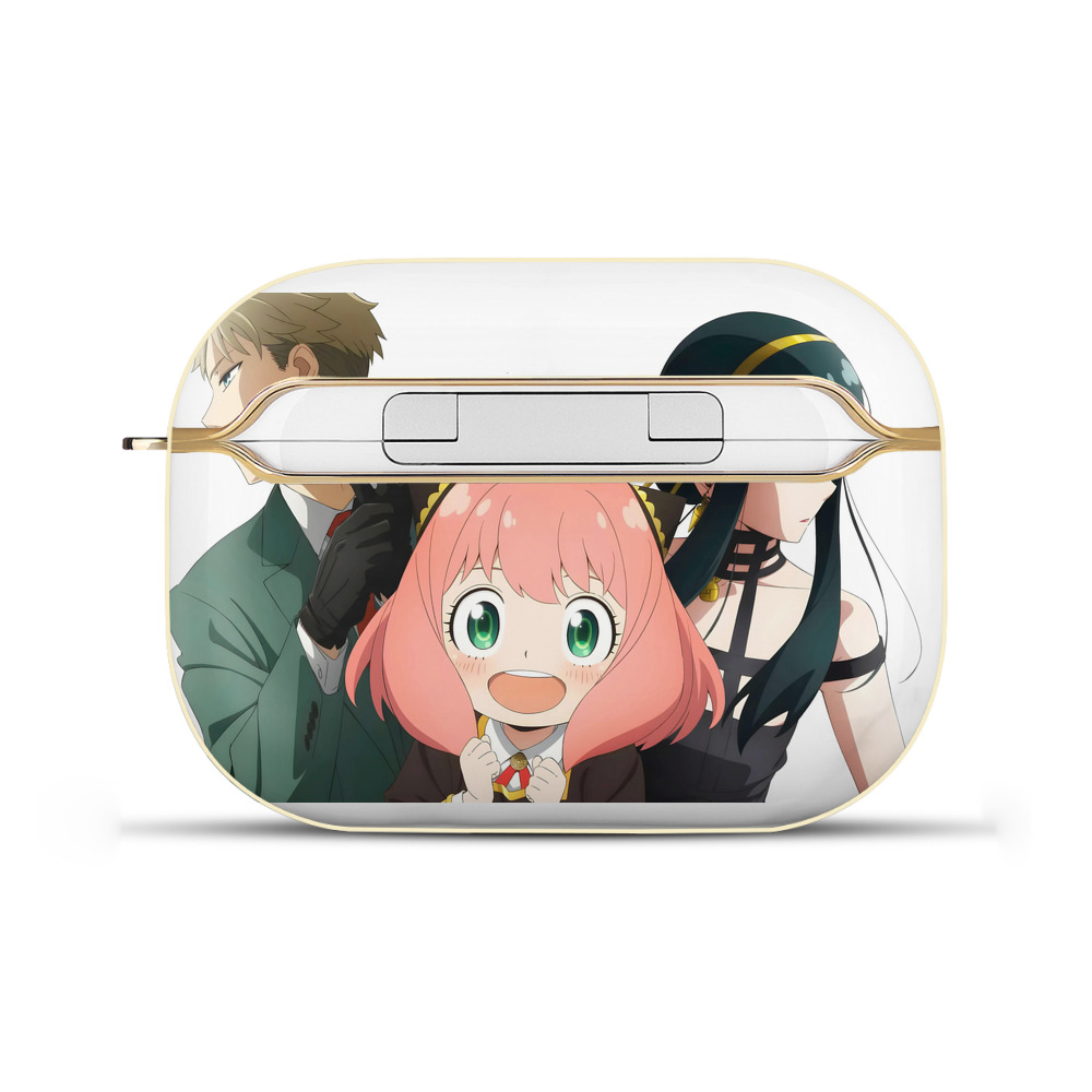 （画像用） SPY×FAMILY间谍家家酒 【AirPods Pro用】ハードシェル保護ケース｜耐衝撃・防指紋・カラビナ付き商品仕様
