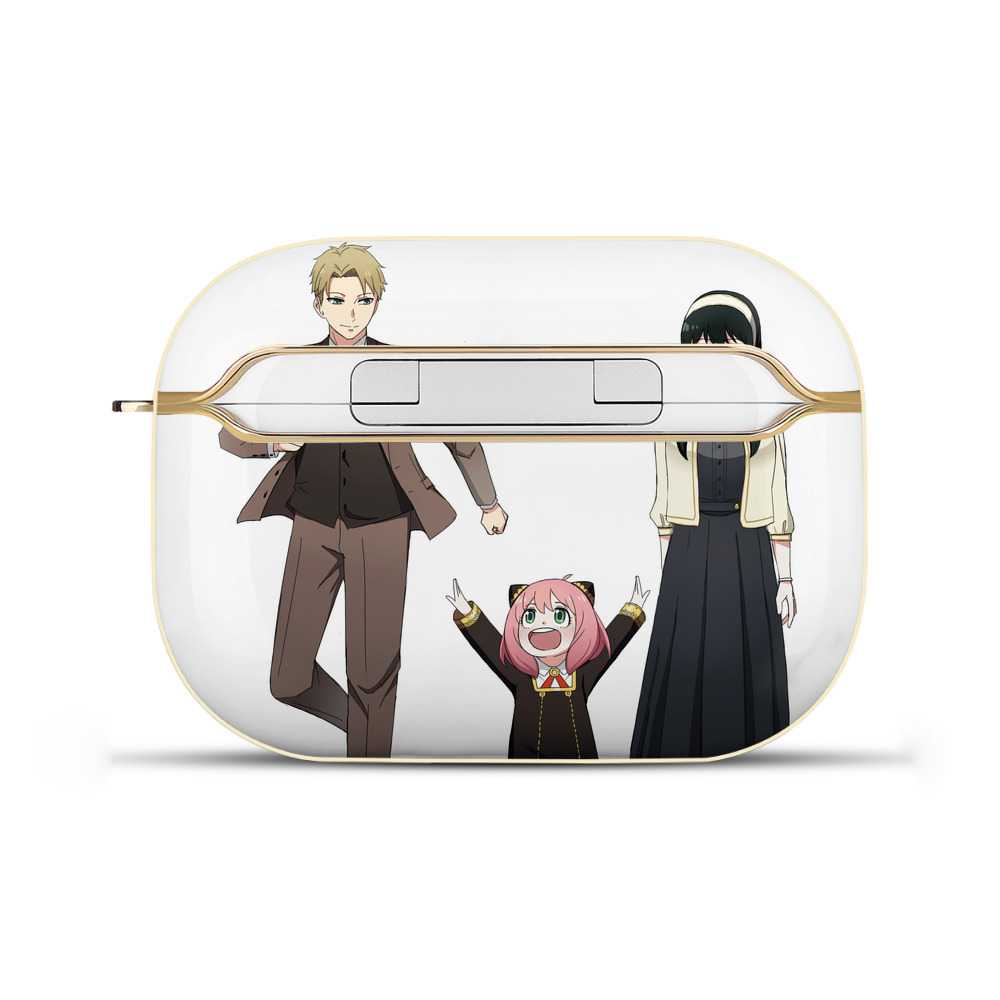 （画像用） SPY×FAMILY间谍家家酒 【AirPods Pro用】ハードシェル保護ケース｜耐衝撃・防指紋・カラビナ付き商品仕様