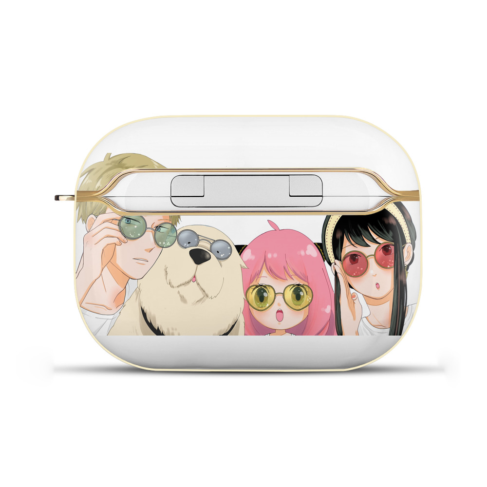 （画像用） SPY×FAMILY间谍家家酒 【AirPods Pro用】ハードシェル保護ケース｜耐衝撃・防指紋・カラビナ付き商品仕様