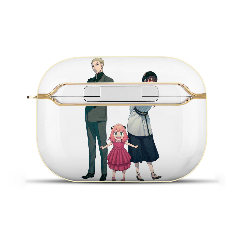 （画像用） SPY×FAMILY间谍家家酒 【AirPods Pro用】ハードシェル保護ケース｜耐衝撃・防指紋・カラビナ付き商品仕様