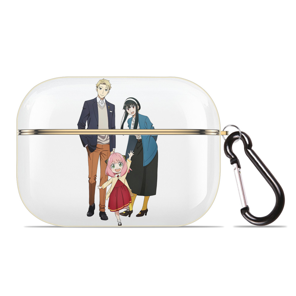（画像用） SPY×FAMILY间谍家家酒 【AirPods Pro用】ハードシェル保護ケース｜耐衝撃・防指紋・カラビナ付き商品仕様