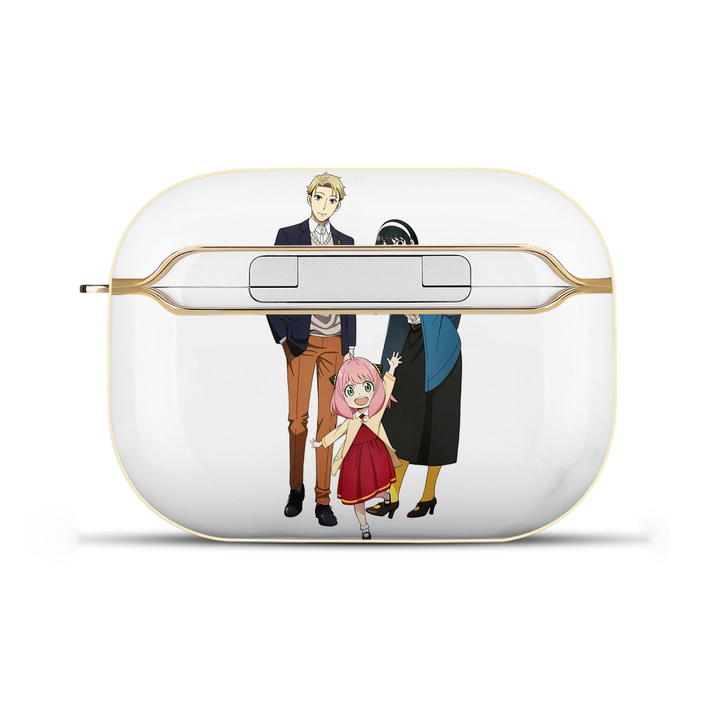 （画像用） SPY×FAMILY间谍家家酒 【AirPods Pro用】ハードシェル保護ケース｜耐衝撃・防指紋・カラビナ付き商品仕様