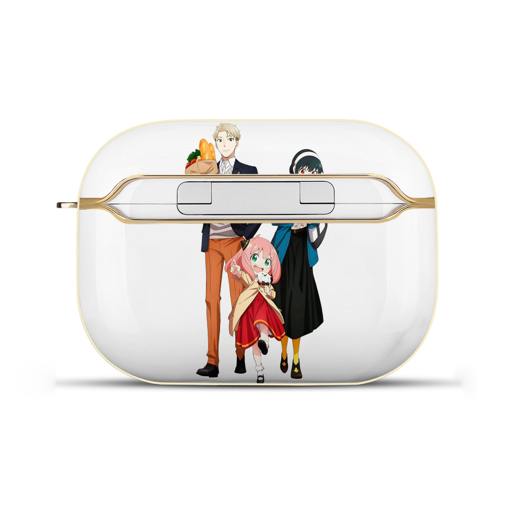 （画像用） SPY×FAMILY间谍家家酒 【AirPods Pro用】ハードシェル保護ケース｜耐衝撃・防指紋・カラビナ付き商品仕様