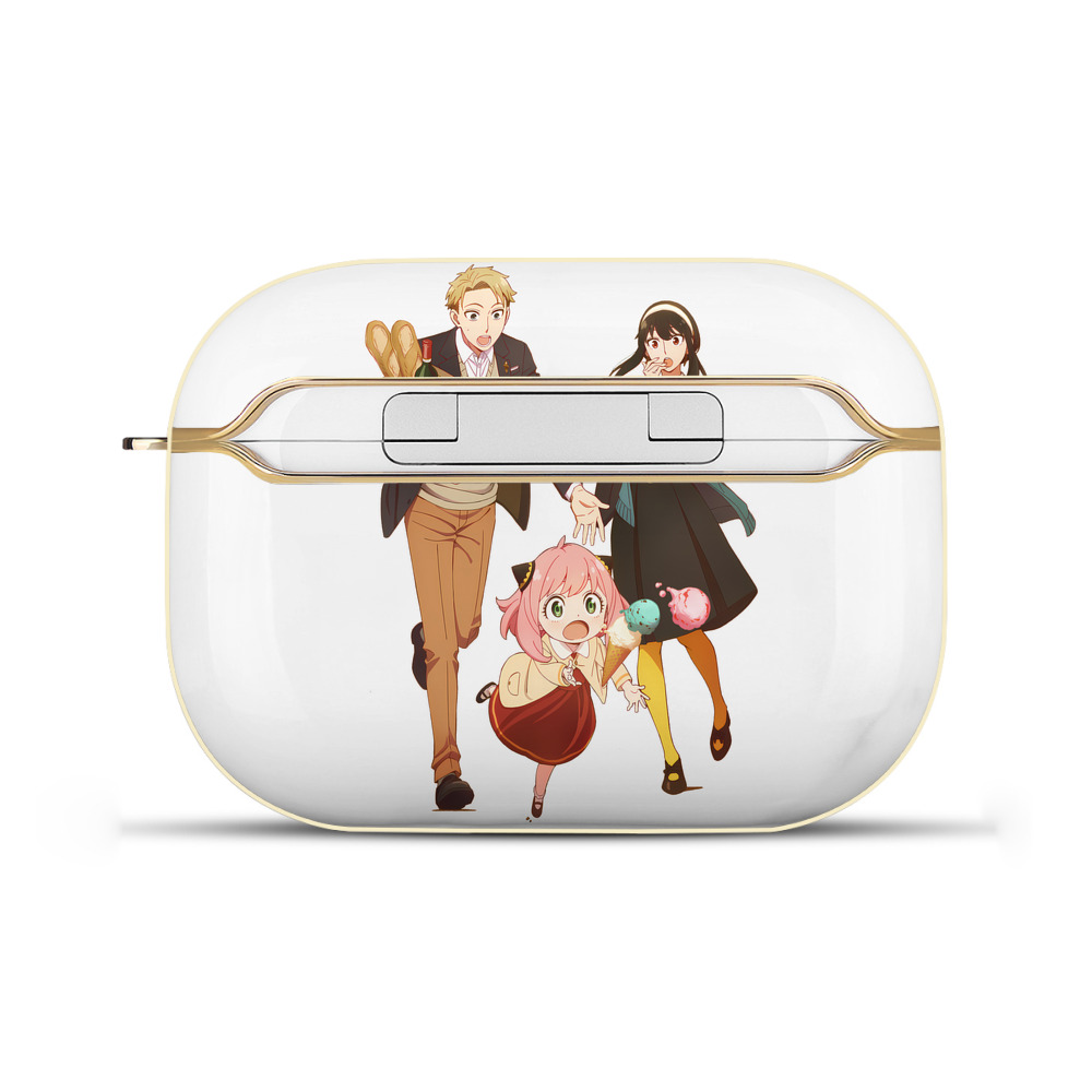 （画像用） SPY×FAMILY间谍家家酒 【AirPods Pro用】ハードシェル保護ケース｜耐衝撃・防指紋・カラビナ付き商品仕様