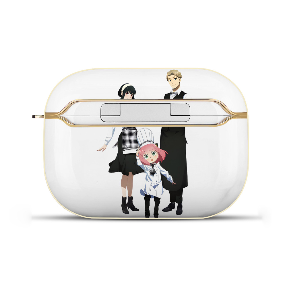 （画像用） SPY×FAMILY间谍家家酒 【AirPods Pro用】ハードシェル保護ケース｜耐衝撃・防指紋・カラビナ付き商品仕様