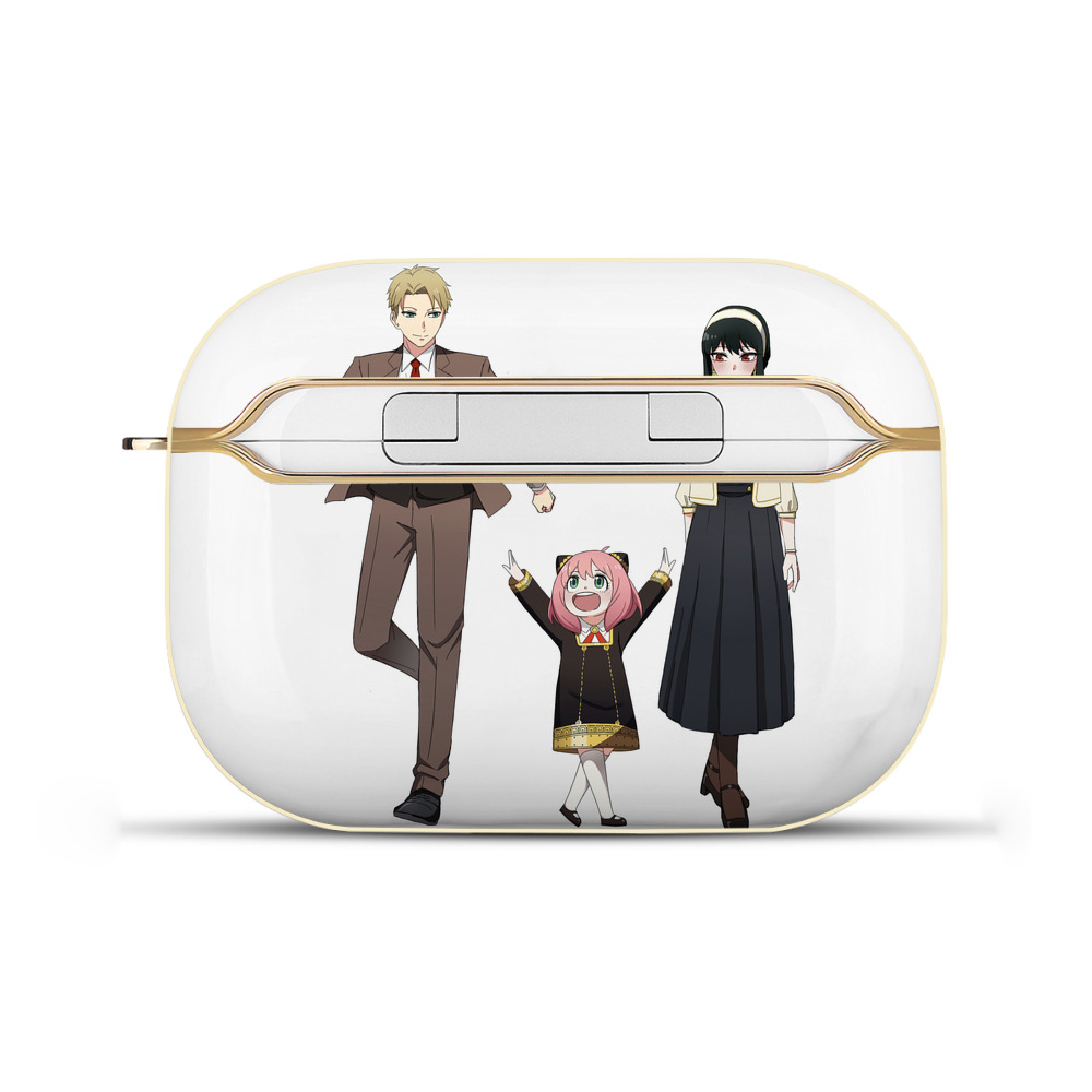 （画像用） SPY×FAMILY间谍家家酒 【AirPods Pro用】ハードシェル保護ケース｜耐衝撃・防指紋・カラビナ付き商品仕様