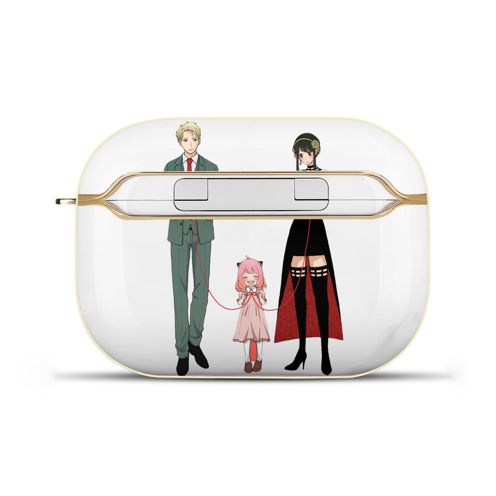（画像用） SPY×FAMILY间谍家家酒 【AirPods Pro用】ハードシェル保護ケース｜耐衝撃・防指紋・カラビナ付き商品仕様
