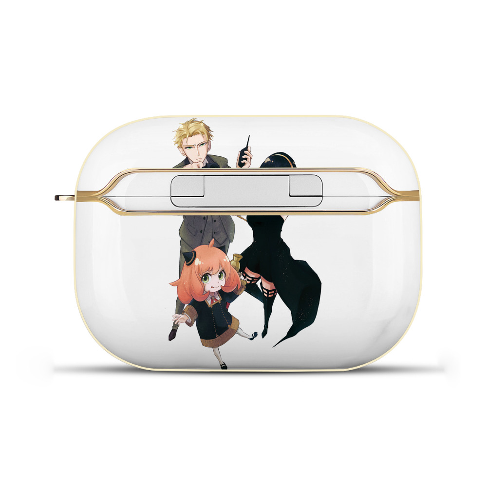 （画像用） SPY×FAMILY间谍家家酒 【AirPods Pro用】ハードシェル保護ケース｜耐衝撃・防指紋・カラビナ付き商品仕様
