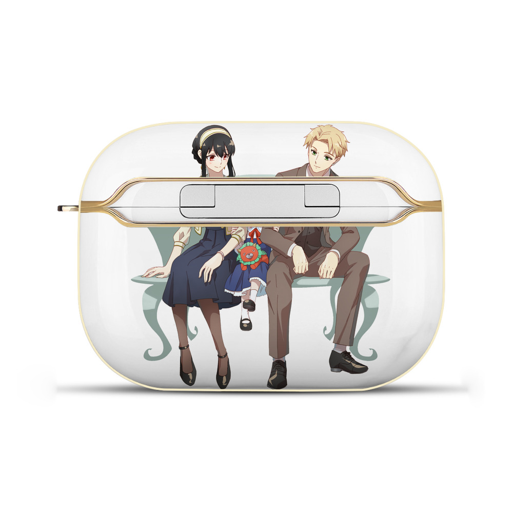 （画像用） SPY×FAMILY间谍家家酒 【AirPods Pro用】ハードシェル保護ケース｜耐衝撃・防指紋・カラビナ付き商品仕様