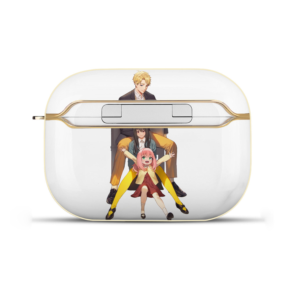 （画像用） SPY×FAMILY间谍家家酒 【AirPods Pro用】ハードシェル保護ケース｜耐衝撃・防指紋・カラビナ付き商品仕様