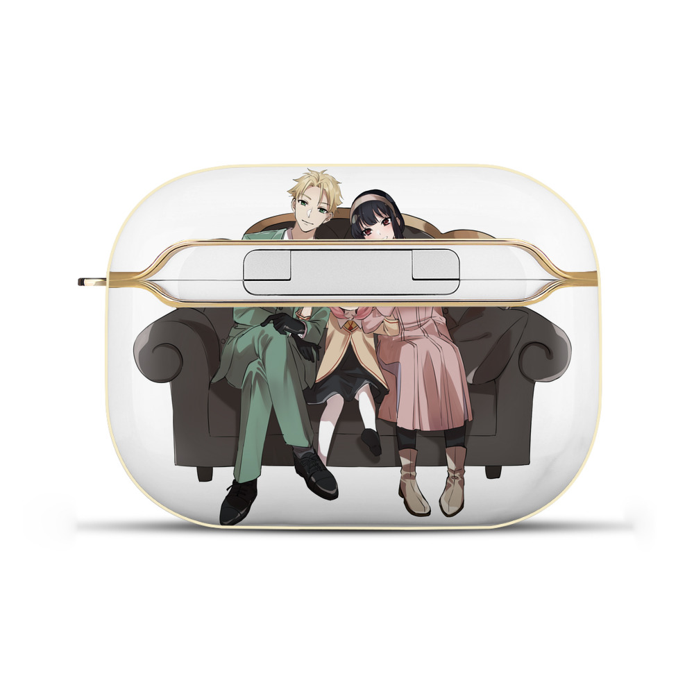 （画像用） SPY×FAMILY间谍家家酒 【AirPods Pro用】ハードシェル保護ケース｜耐衝撃・防指紋・カラビナ付き商品仕様