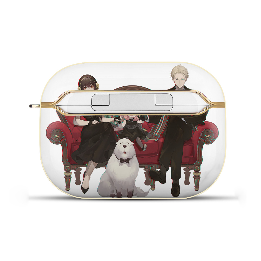 （画像用） SPY×FAMILY间谍家家酒 【AirPods Pro用】ハードシェル保護ケース｜耐衝撃・防指紋・カラビナ付き商品仕様