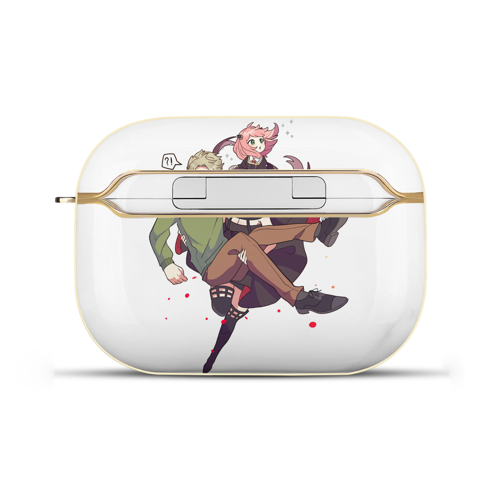 （画像用） SPY×FAMILY间谍家家酒 【AirPods Pro用】ハードシェル保護ケース｜耐衝撃・防指紋・カラビナ付き商品仕様