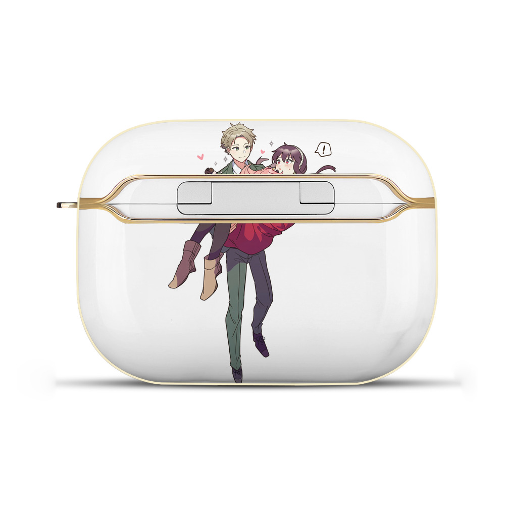 （画像用） SPY×FAMILY间谍家家酒 【AirPods Pro用】ハードシェル保護ケース｜耐衝撃・防指紋・カラビナ付き商品仕様