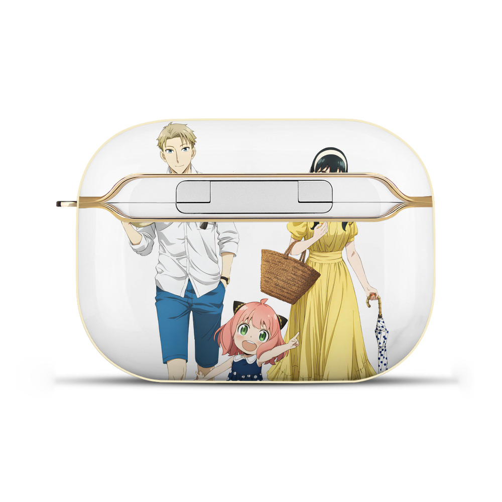 （画像用） SPY×FAMILY间谍家家酒 【AirPods Pro用】ハードシェル保護ケース｜耐衝撃・防指紋・カラビナ付き商品仕様