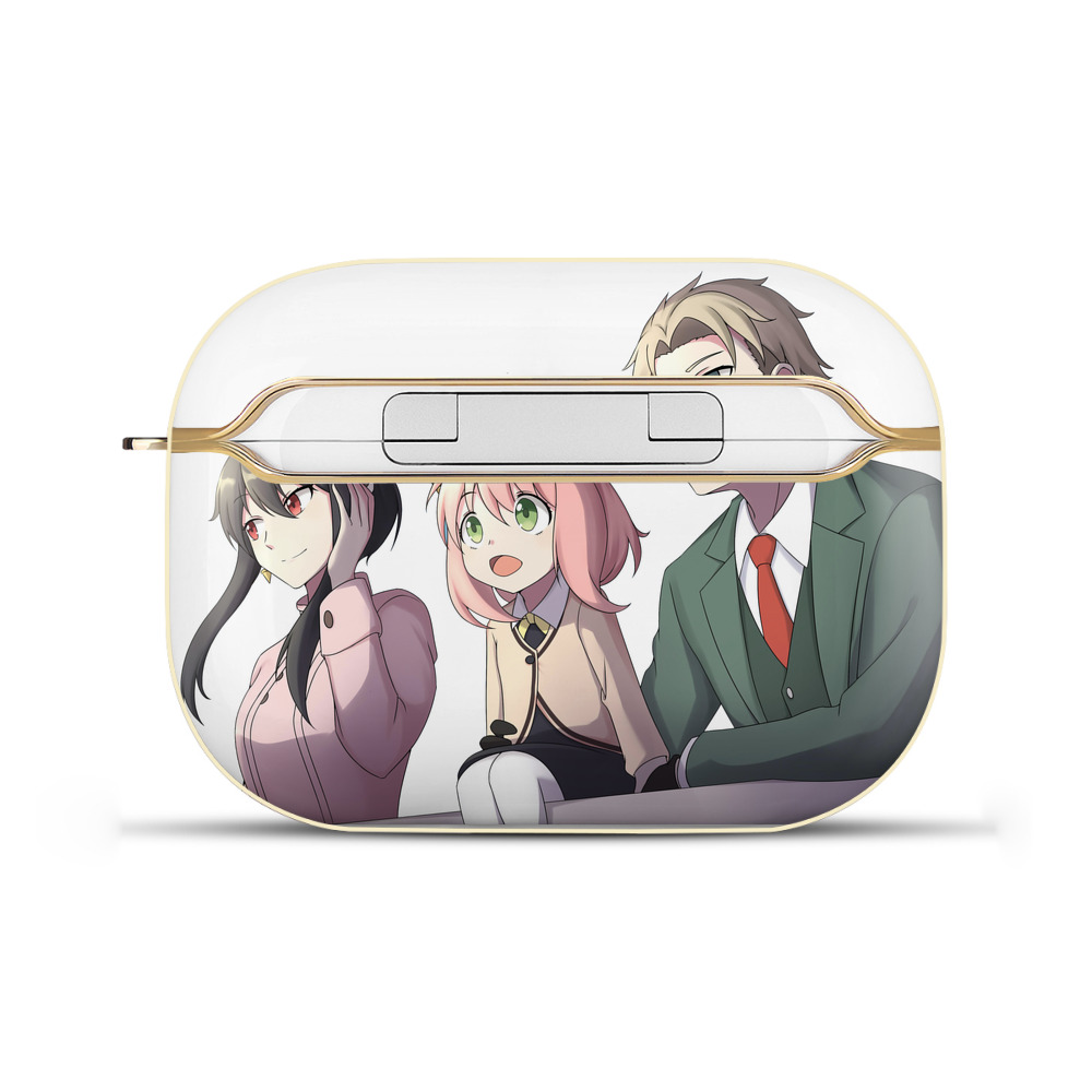 （画像用） SPY×FAMILY间谍家家酒 【AirPods Pro用】ハードシェル保護ケース｜耐衝撃・防指紋・カラビナ付き商品仕様