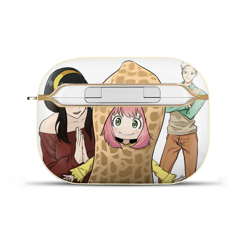 （画像用） SPY×FAMILY间谍家家酒 【AirPods Pro用】ハードシェル保護ケース｜耐衝撃・防指紋・カラビナ付き商品仕様