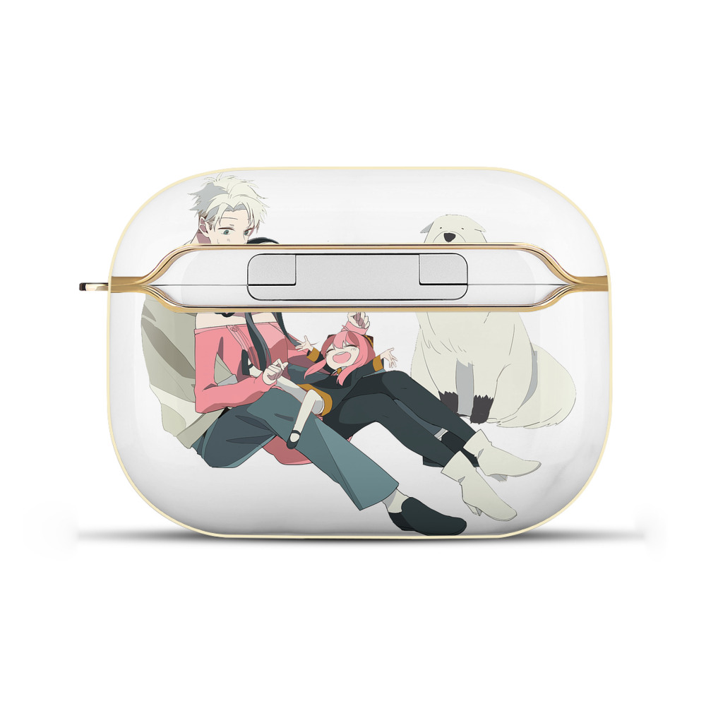 （画像用） SPY×FAMILY间谍家家酒 【AirPods Pro用】ハードシェル保護ケース｜耐衝撃・防指紋・カラビナ付き商品仕様