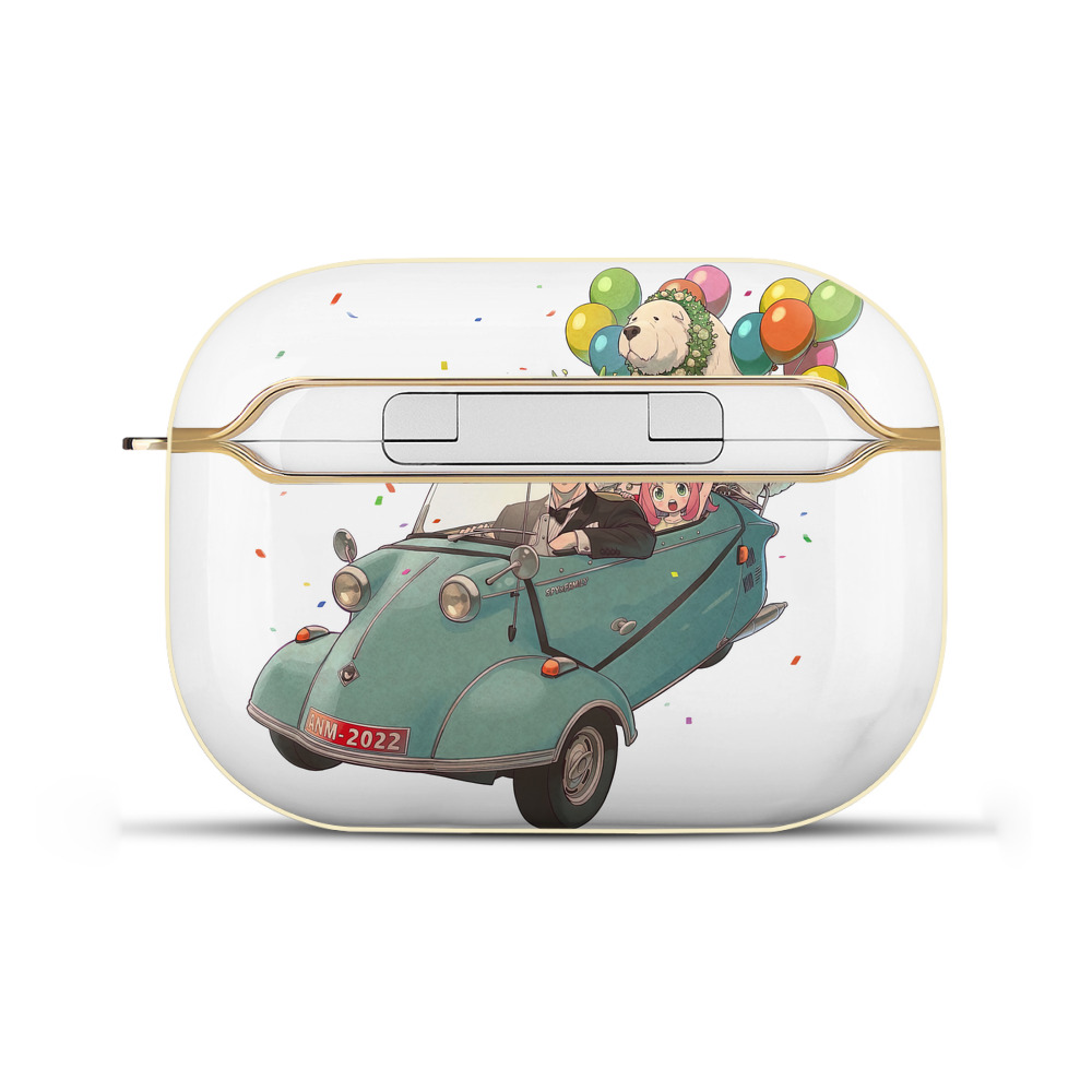 （画像用） SPY×FAMILY间谍家家酒 【AirPods Pro用】ハードシェル保護ケース｜耐衝撃・防指紋・カラビナ付き商品仕様