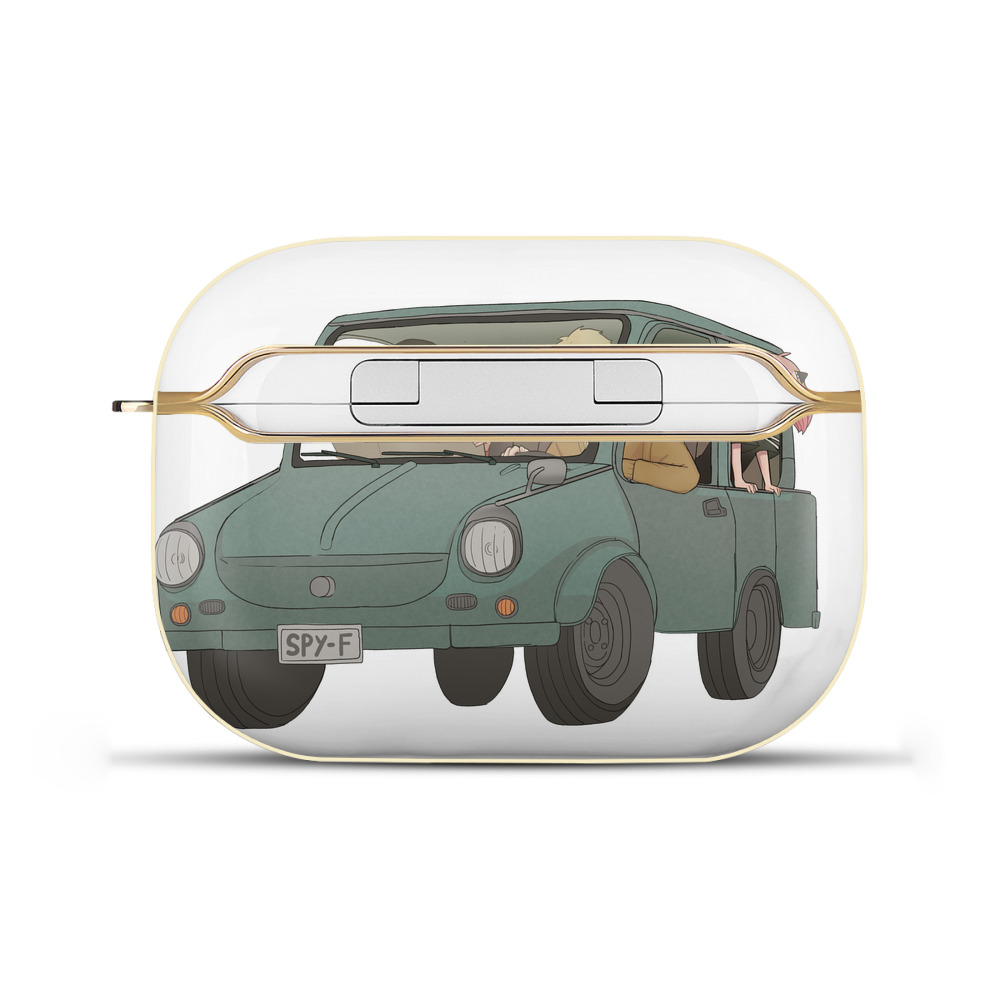 （画像用） SPY×FAMILY间谍家家酒 【AirPods Pro用】ハードシェル保護ケース｜耐衝撃・防指紋・カラビナ付き商品仕様