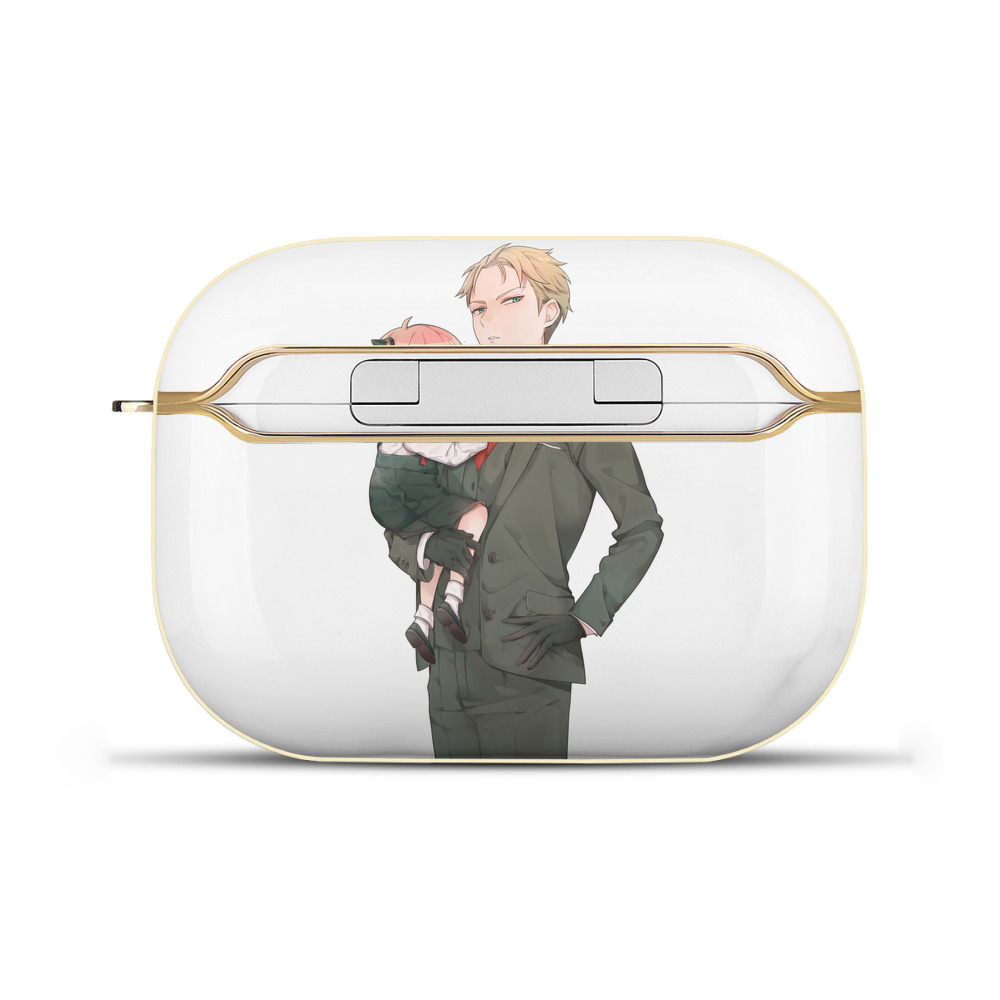 （画像用） SPY×FAMILY间谍家家酒 【AirPods Pro用】ハードシェル保護ケース｜耐衝撃・防指紋・カラビナ付き商品仕様