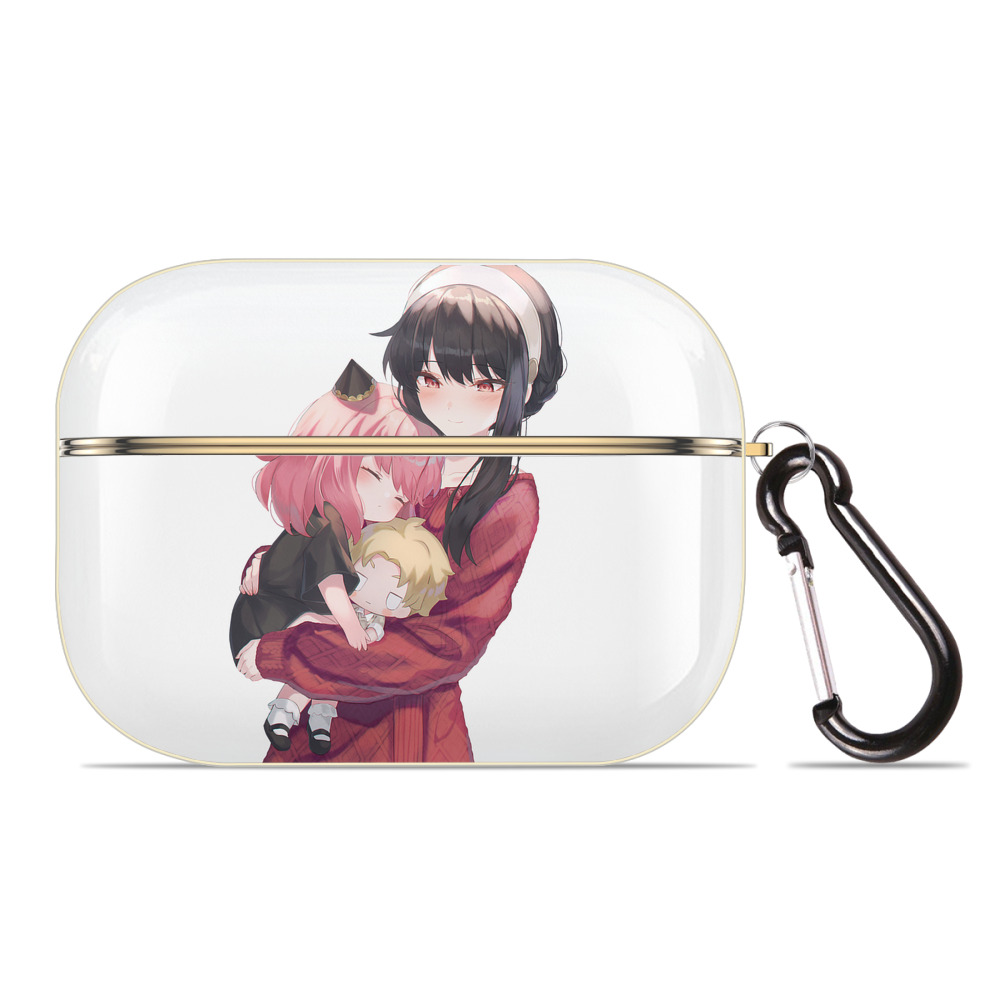 （画像用） SPY×FAMILY间谍家家酒 【AirPods Pro用】ハードシェル保護ケース｜耐衝撃・防指紋・カラビナ付き商品仕様