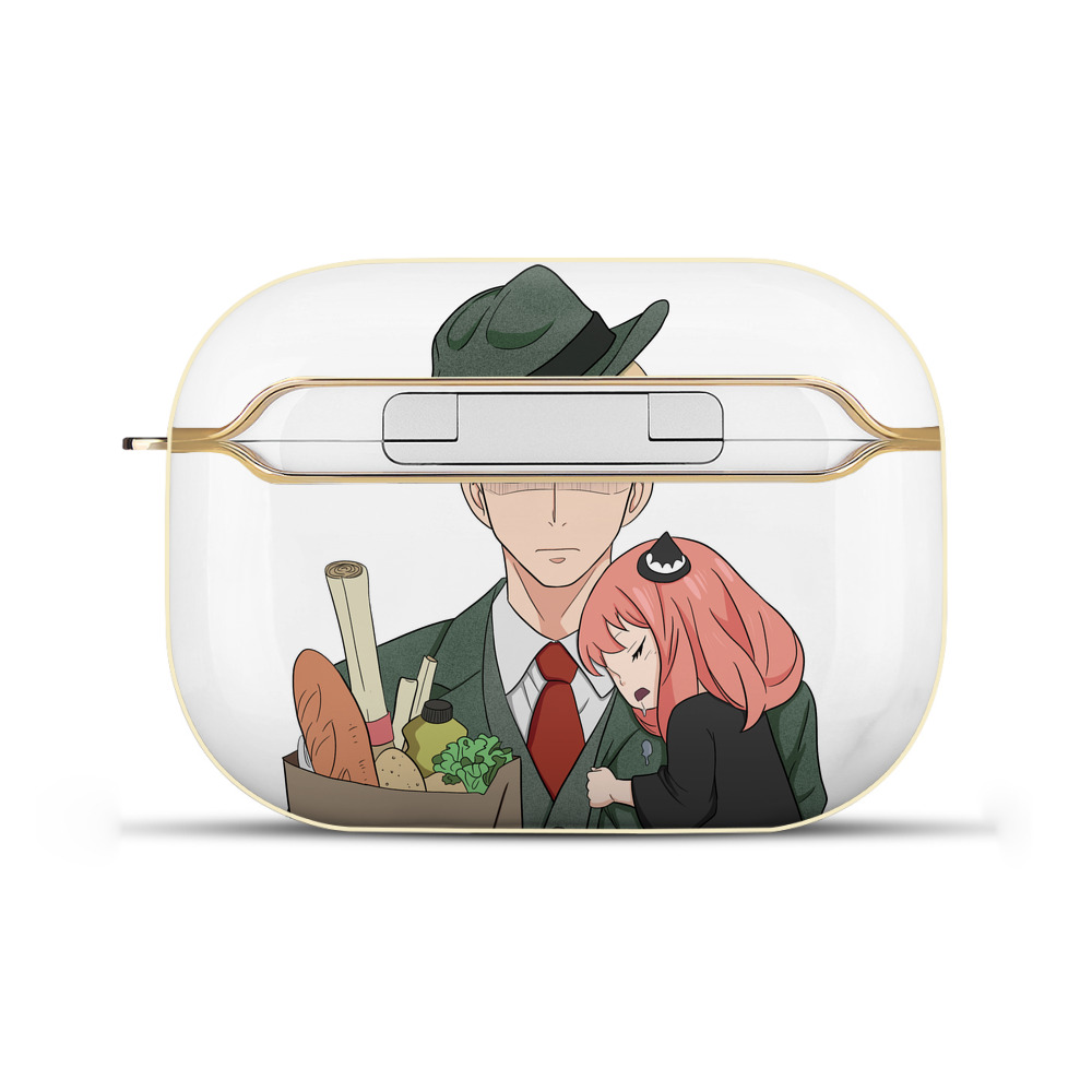 （画像用） SPY×FAMILY间谍家家酒 【AirPods Pro用】ハードシェル保護ケース｜耐衝撃・防指紋・カラビナ付き商品仕様