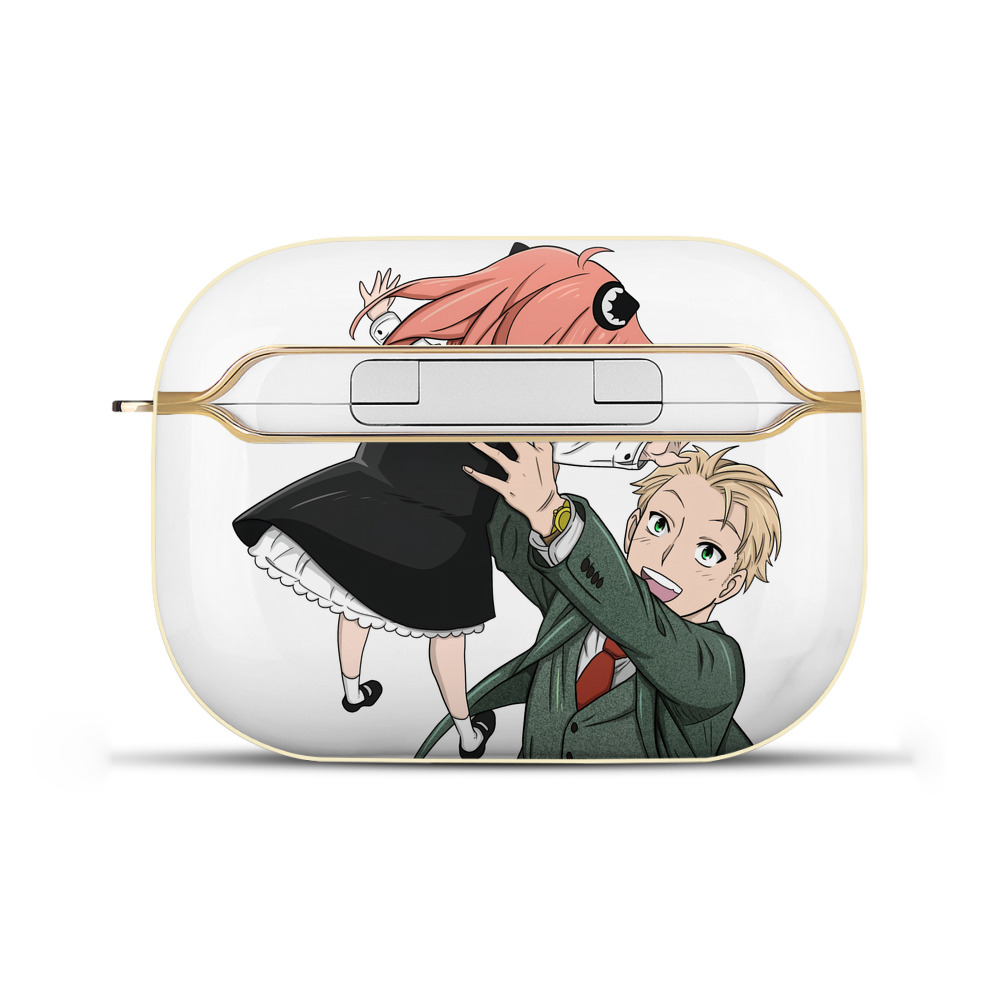（画像用） SPY×FAMILY间谍家家酒 【AirPods Pro用】ハードシェル保護ケース｜耐衝撃・防指紋・カラビナ付き商品仕様