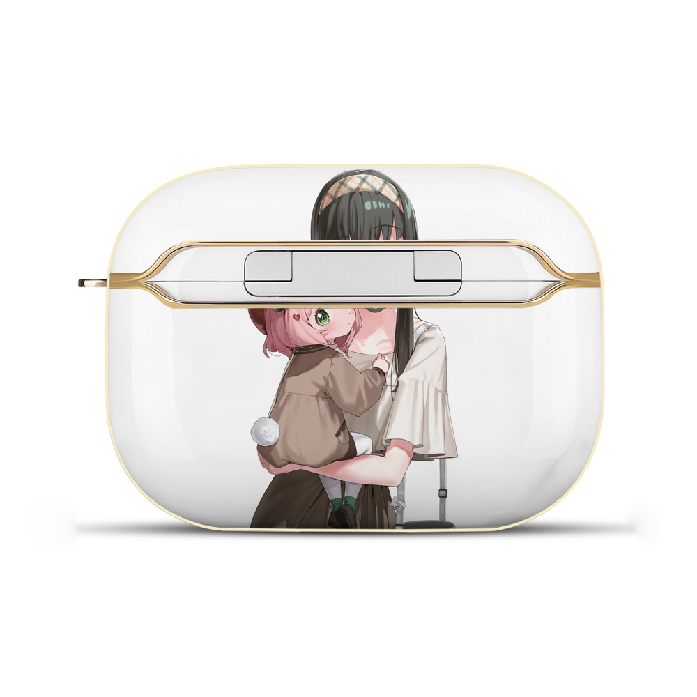 （画像用） SPY×FAMILY间谍家家酒 【AirPods Pro用】ハードシェル保護ケース｜耐衝撃・防指紋・カラビナ付き商品仕様