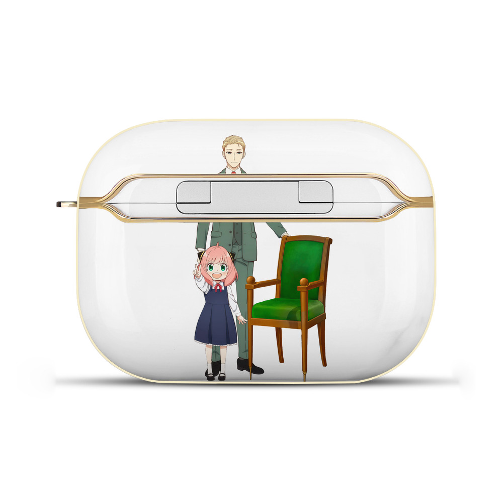 （画像用） SPY×FAMILY间谍家家酒 【AirPods Pro用】ハードシェル保護ケース｜耐衝撃・防指紋・カラビナ付き商品仕様