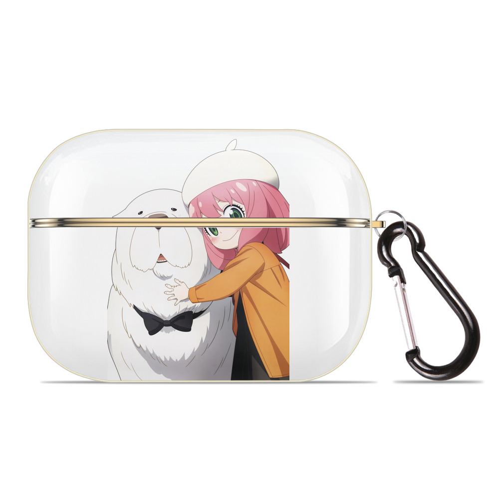 （画像用） SPY×FAMILY间谍家家酒 【AirPods Pro用】ハードシェル保護ケース｜耐衝撃・防指紋・カラビナ付き商品仕様