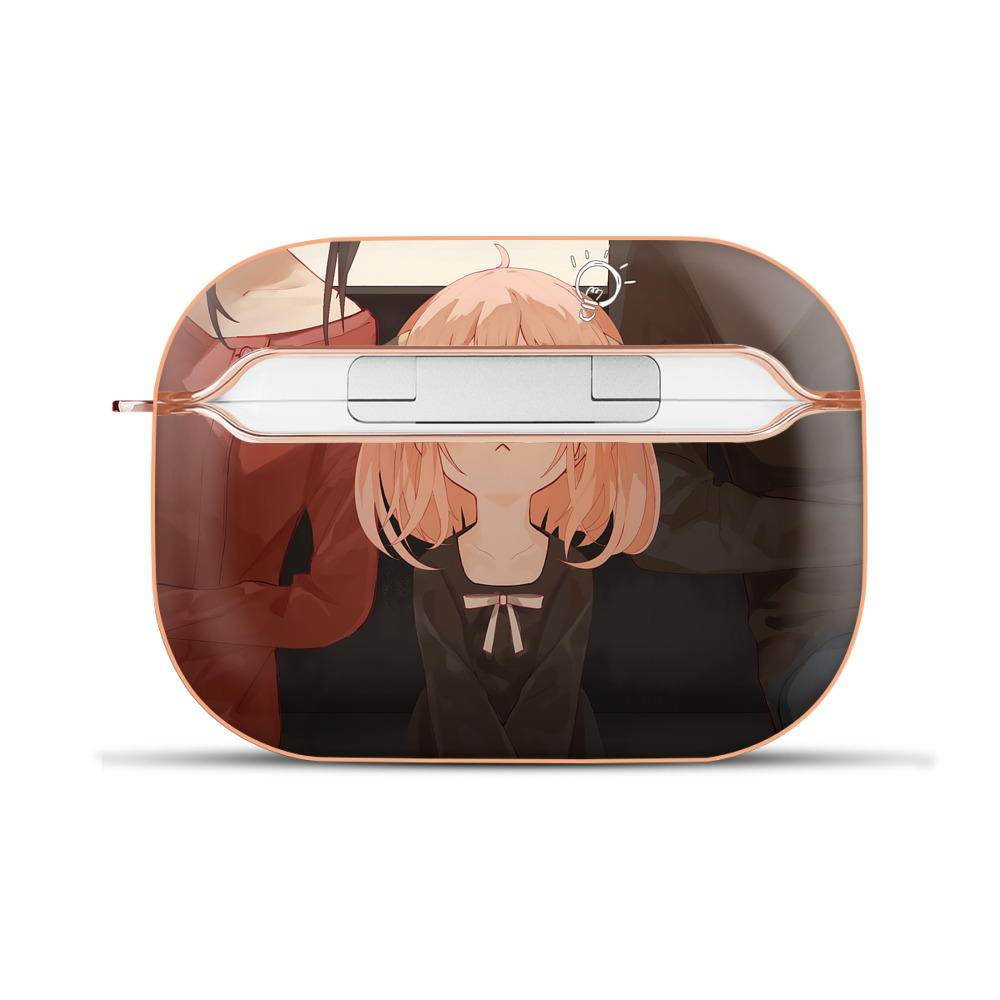 （画像用） SPY×FAMILY间谍家家酒 【AirPods Pro用】ハードシェル保護ケース｜耐衝撃・防指紋・カラビナ付き商品仕様