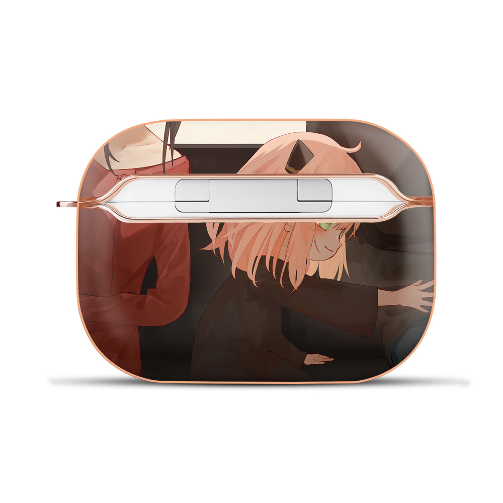 （画像用） SPY×FAMILY间谍家家酒 【AirPods Pro用】ハードシェル保護ケース｜耐衝撃・防指紋・カラビナ付き商品仕様