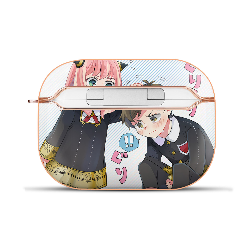 （画像用） SPY×FAMILY间谍家家酒 【AirPods Pro用】ハードシェル保護ケース｜耐衝撃・防指紋・カラビナ付き商品仕様