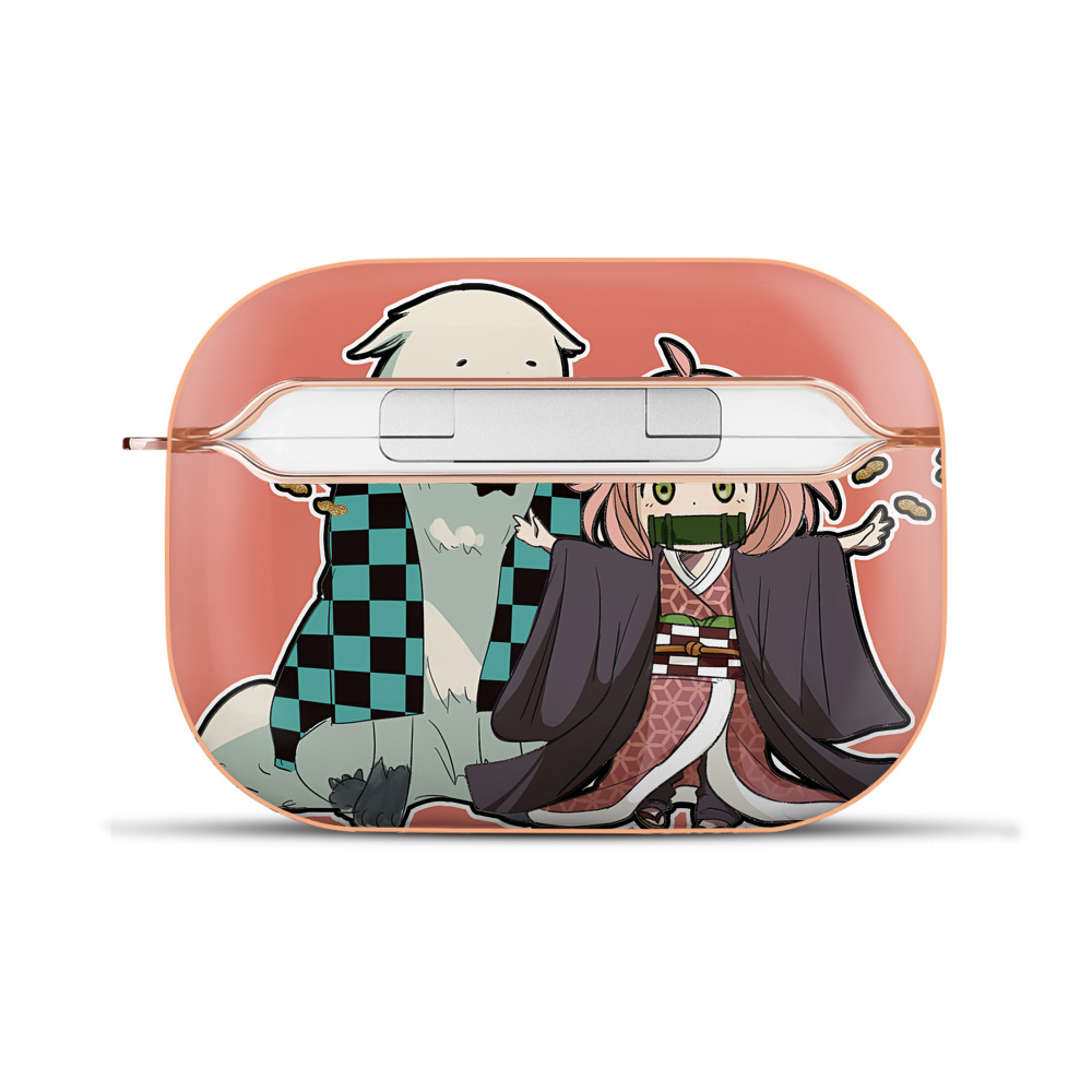 （画像用） SPY×FAMILY间谍家家酒 【AirPods Pro用】ハードシェル保護ケース｜耐衝撃・防指紋・カラビナ付き商品仕様