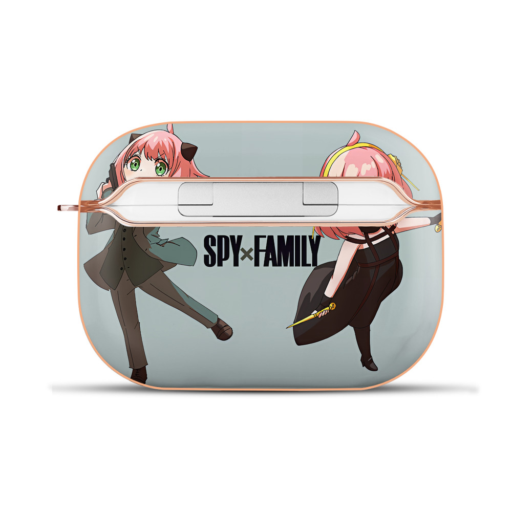 （画像用） SPY×FAMILY间谍家家酒 【AirPods Pro用】ハードシェル保護ケース｜耐衝撃・防指紋・カラビナ付き商品仕様