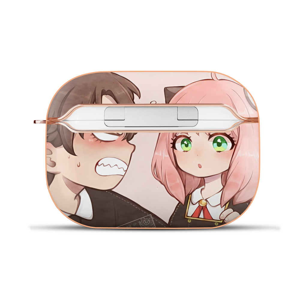 （画像用） SPY×FAMILY间谍家家酒 【AirPods Pro用】ハードシェル保護ケース｜耐衝撃・防指紋・カラビナ付き商品仕様