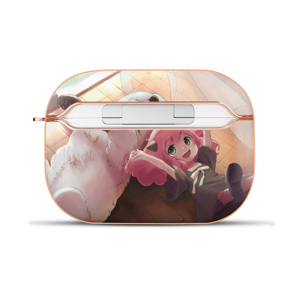 （画像用） SPY×FAMILY间谍家家酒 【AirPods Pro用】ハードシェル保護ケース｜耐衝撃・防指紋・カラビナ付き商品仕様